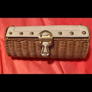 Michael Kors wicker clutch